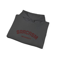 Sarcasm University Hoodie – Funny College-Style Pullover