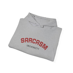 Sarcasm University Hoodie — Funny College-Style Sarcastic Graphic Hoodie