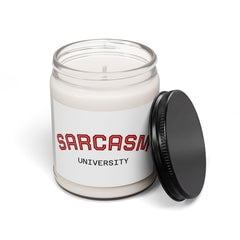 Sarcasm University Scented Soy Candle — 9oz Novelty Aromatherapy Gift