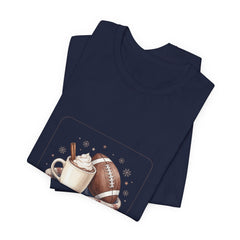 Hot Cocoa & Halftime Tee | Football Sundays, Cozy Game Day Shirt