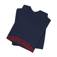 Sarcasm University Tee — Funny College Style Graphic T-Shirt