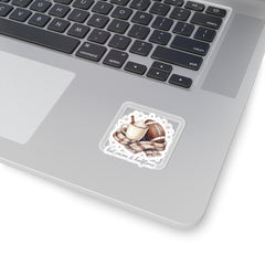 Hot Cocoa & Halftime Kiss-Cut Sticker | Football Sundays