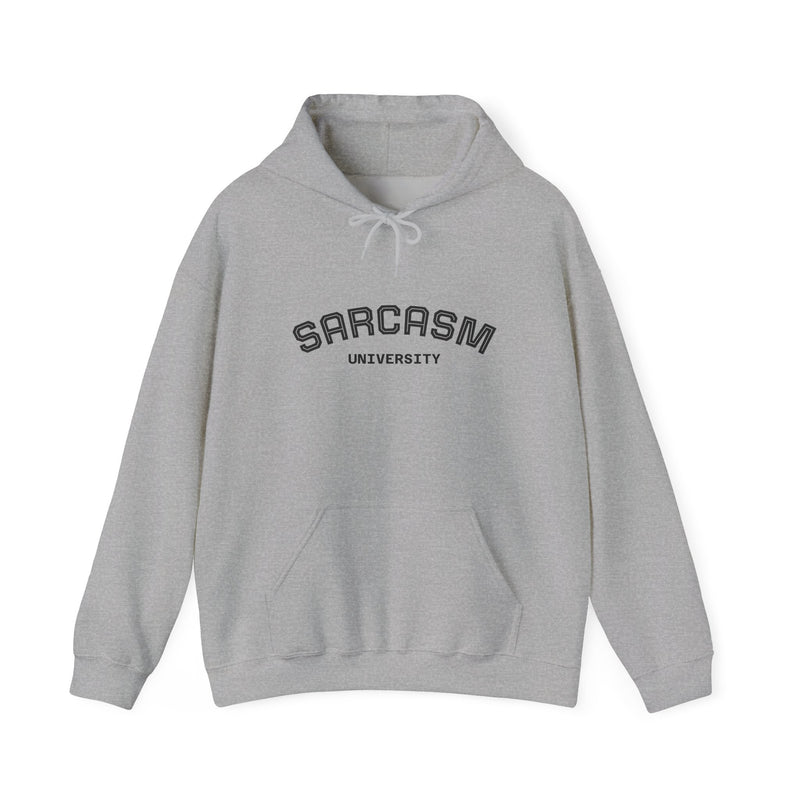 Sarcasm University Hoodie – Funny College-Style Pullover