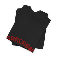 Sarcasm University Tee — Funny College Style Graphic T-Shirt