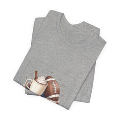 Hot Cocoa & Halftime Tee | Football Sundays, Cozy Game Day Shirt