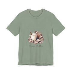 Hot Cocoa & Halftime Tee | Football Sundays, Cozy Game Day Shirt