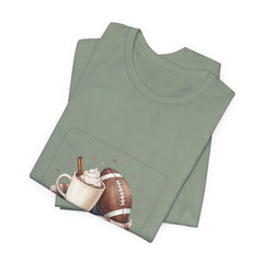 Hot Cocoa & Halftime Tee | Football Sundays, Cozy Game Day Shirt