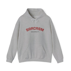 Sarcasm University Hoodie — Funny College-Style Sarcastic Graphic Hoodie
