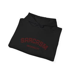 Sarcasm University Hoodie – Funny College-Style Pullover
