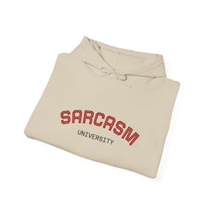 Sarcasm University Hoodie — Funny College-Style Sarcastic Graphic Hoodie