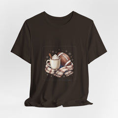 Hot Cocoa & Halftime Tee | Football Sundays, Cozy Game Day Shirt