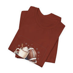Hot Cocoa & Halftime Tee | Football Sundays, Cozy Game Day Shirt
